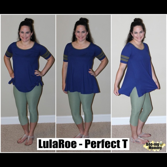 SMALL Perfect T Swing Top Blue RUNS BIG 8-14 NWT - Picture 9 of 11